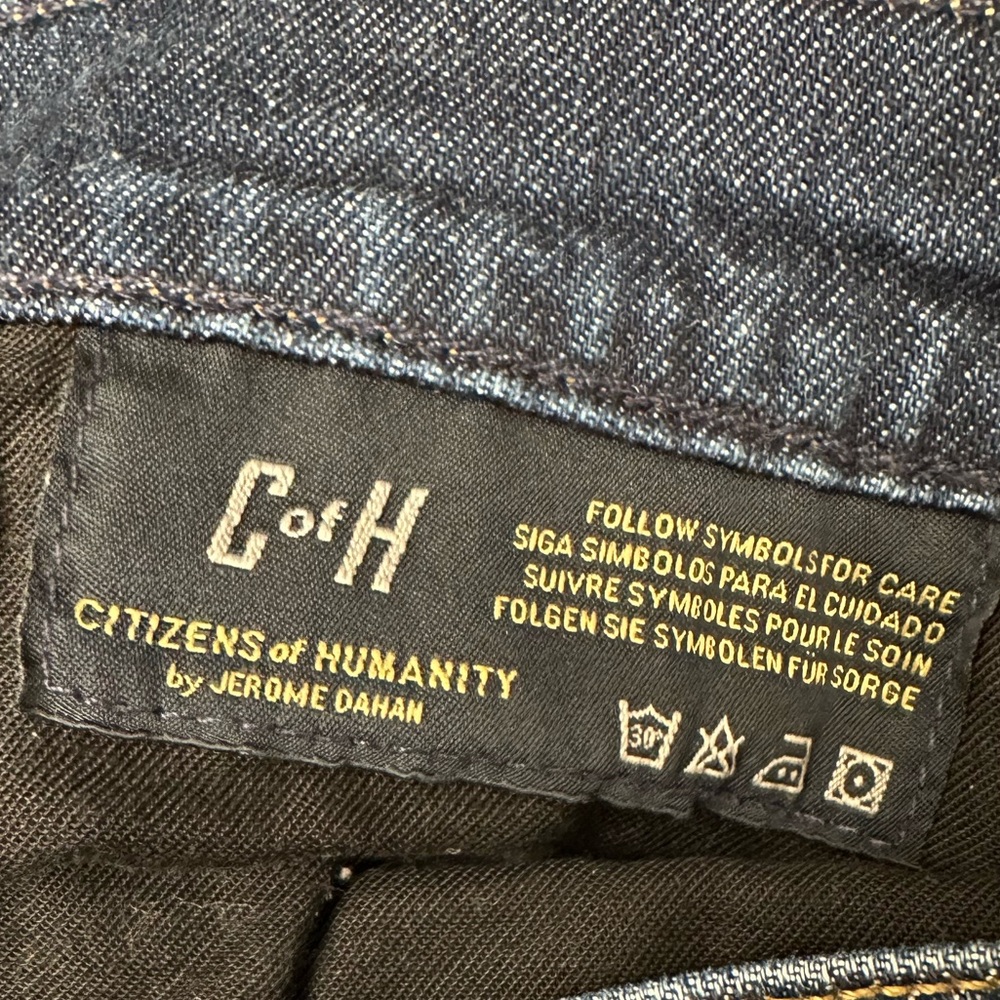 Citizens of Humanity- Emannuelle slim boot dark denim jeans size 25 - Picture 5 of 7